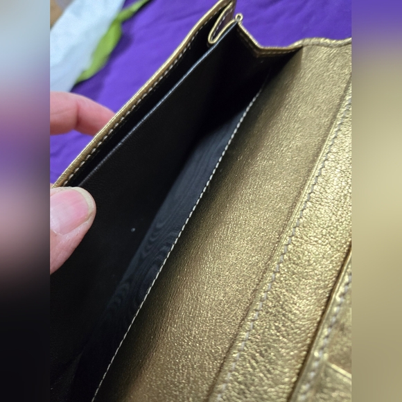 NWOT NIB GUCCI GUCCISIMA PRINCY DOUBLE SNAP BROWN/GOLD LONG WALLET - Picture 5 of 9